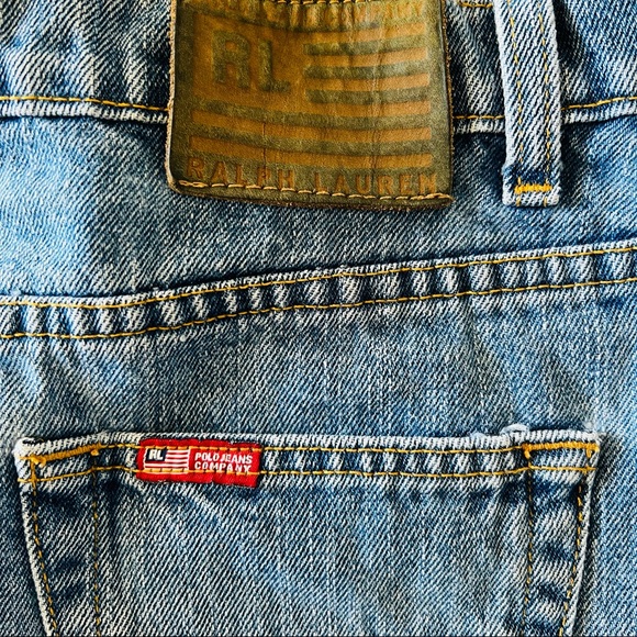 Vintage Polo Ralph Lauren 2 1/2" Saturday denim Mom Jeans Shorts - Picture 7 of 8